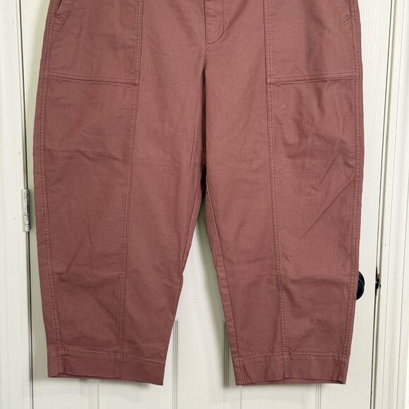 Old Navy Barrel Leg Jeans Womens 20 Plus Pink Relaxed Stretch Boho Chic Preppy - Picture 6 of 16